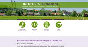 Startseite Infoportal Agrarlandschaft mit Dorf und Dorfkirchen